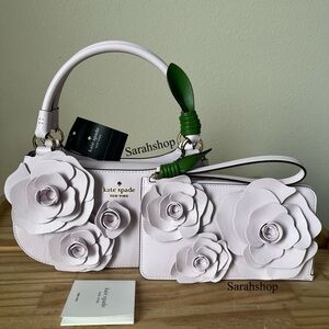 ♠️Kate Spade Flora Rose Shoulder Bag Set